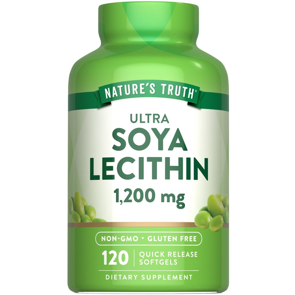Nature's Truth Ultra Soy Lecithin 1200 mg | 120 Softgels | Non-GMO, Gluten kostenlose Ergänzung