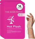 Der gute Patch Hot Flash Hanf Menopause Patches Unterstützung für Frauen, Sustained Release, Natural Patch mit Hanf Extract, Black Cohosh, Black Pepper, Plant Powered Wearable Wellness (16 Total Patches)