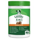 Greenies Suppléments pour chiens 8-en-1 multi-bénéfices saveur de poulet, 15,5 oz. Conteneur, 80 Compte
