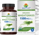 Brieofood Bio Wheatgrass 1500mg, 45 Servierungen, Vegetarisch, Glutenfrei, 90 vegetarische Tabletten