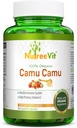 NurteeVit 100% Organic Camu Capsules Camu 500mg (60 Nombre)