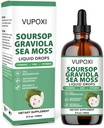 Soursop Multivitamin Flüssigkeitstropfen Zellunterstützung & Regeneration, Immune Boost,Dietary Fiber and Sleep, Organic Soursop Extract-Sugar Free, Non-GMO, 100% Vegan, Gluten-Free-8 Fl Oz/240 ML