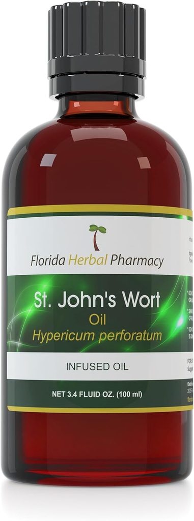 Florida Kräuter Apotheke, St. John's Wort (Hypericum perforatum) Infused Oil 3.4 oz (100 ml).