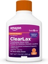 Basic Care ClearLax Polyethylen Glycol 3350 Pulver für Lösung, Orange Flavor, osmotische Laxative, Hocker Weichspüler, lindert okziale Verstopfung, 1.11 Pfund (Pack von 1)