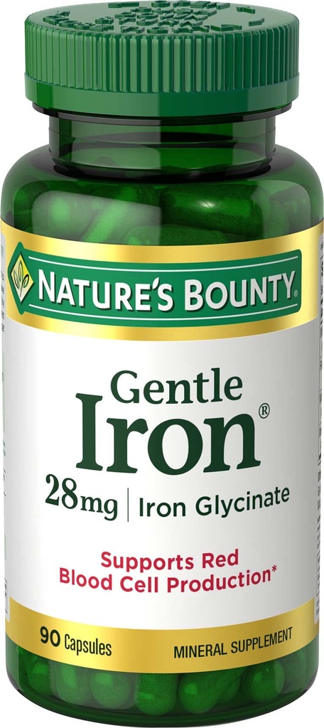 Nature's Bounty Gentle Iron 28 mg 90 Kapseln