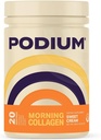 Podium Nutrition, Collagène du matin, Crème douce, 20 portions, protéine de collagène, sans gluten, sans soja