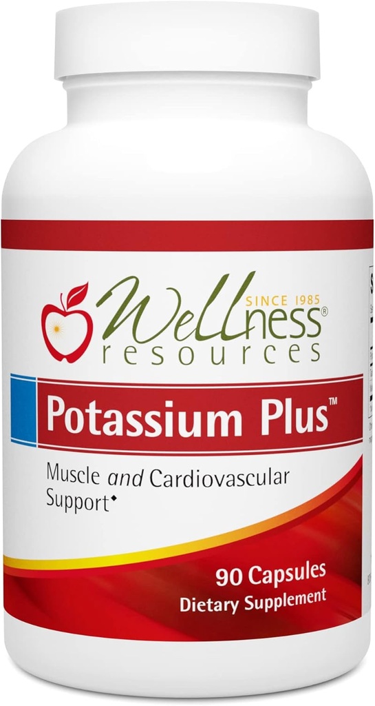 Potassium Plus avec Taurine et Acide Malic (90 Capsules)