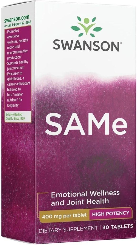 Swanson High-Potency Same 400 Milligrams 30 Tabs