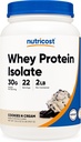 Nutricost Whey Protein Isolate (Cookies N Crème, 2 livres)