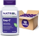 Natrol Easy-C unterstützt Immungesundheit mit Vitamin C und Bioflavonoiden, Bios Vegi Kapseln, 500 mg, 120 Count (Pack von 12)