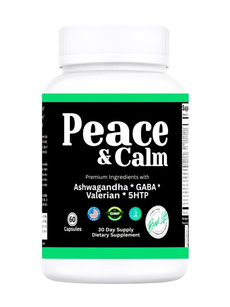 DEEP Calm - Stress Support Supplement- 60 Kapseln, 30 Tage Versorgung
