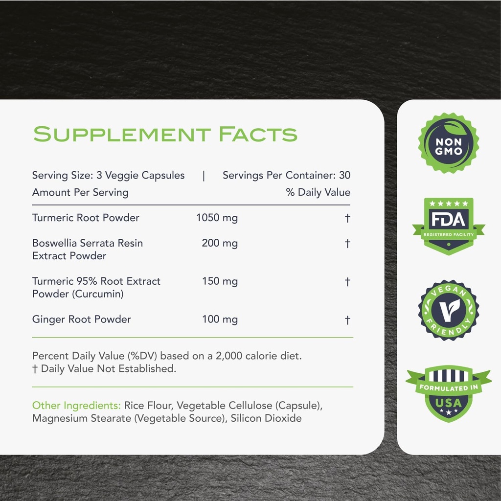 KaraMD Comfort Guard X24 | Joint & Movement Support Supplement | Turmeric Curcumin, Boswellia & Ginger | Muscle Discomfort & Joint Stiffness | Non-GMO, Gluten Free & Vegan Friendly (4 Pack)