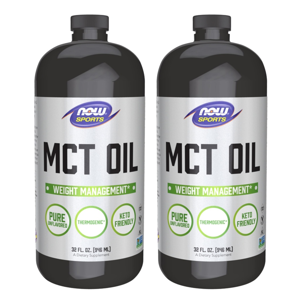 Now Foods MCT Oil, 32 Ounce (Pack Of 2) (packaging may vary)