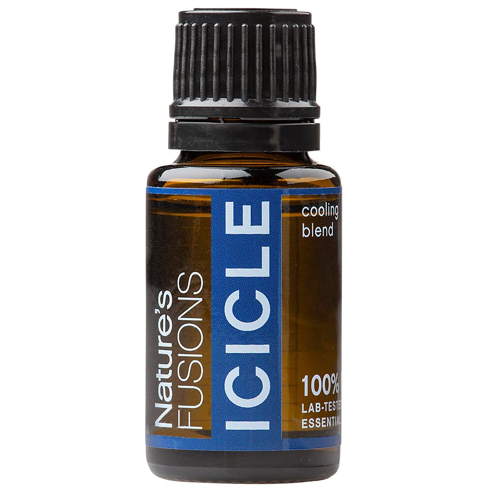 Nature's Fusions Meno-Cool, 100% reine und natürliche ätherische Ölmischung für Aromatherapie und topische Verwendung, .5 Fl Oz (Pack von 1) (15 mL)