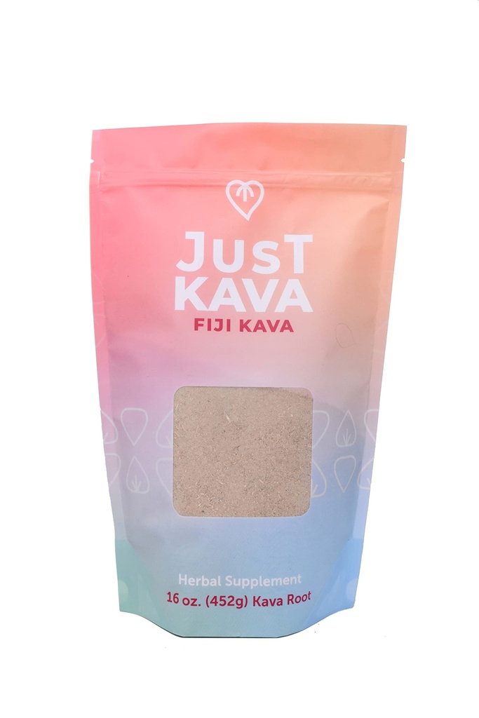 Juste Kava Fiji Kava supplément à base de plantes 16 OZ (452g)