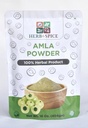 Poudre d'amla biologique, laboratoire testé, pour métaux lourds, sans végétalien et sans gluten, poudre de gooseberry indien, vitamine C pour système immunitaire, 100% ayurvédique superfood, antioxydants, non-OGM 1 lb (454 Gram)