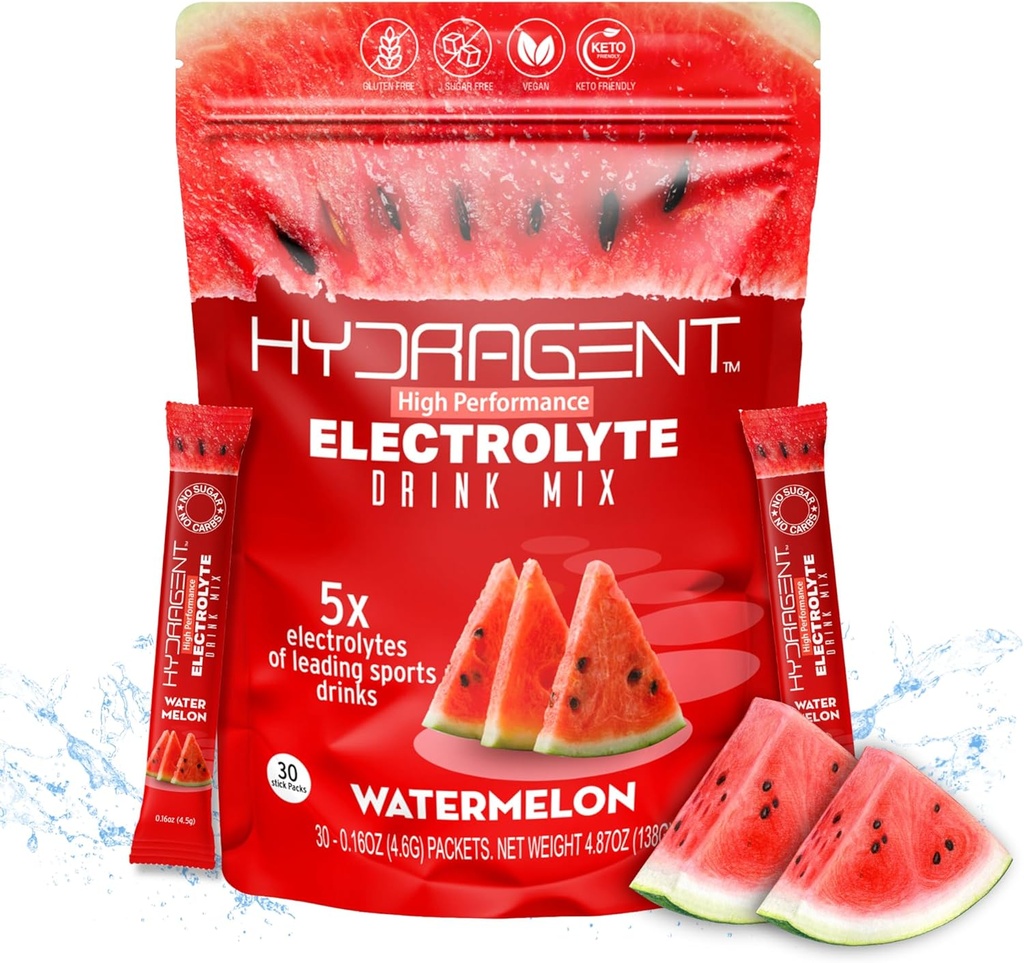 Zero Sugar Electrolyte Stick Packs | 1200mg Core Electrolytes | Magnesium & Kalium für Hydration & Recovery
