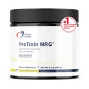 Designs for Health PreTrain NRG Drink Mix - Poudre de pré-entraînement avec Créatine + Café Vert - Supporte Focus, Puissance + Énergie Mentale chez les Athlètes - Aucun-OGM, Cherry Lime Flavor (20 portions / 180g)