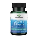 Swanson Standardized Lutein & Bilberry - Integratore naturale Promuovere la vista e la salute degli occhi - Formula per aiutare a ridurre la fatica degli occhi e lo strain - (120 Softgels)