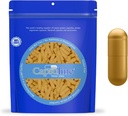 Capsuline Größe 0 - Farbige Gold Leere Gelatine Kapseln - 500 Graf - Leere Gel Pillen Kapseln - DIY reine Bovine Pille Füllung - Leere Kapseln - Kosher und Halal zertifiziert
