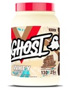 GHOST Poudre de protéines de lactosérum, chocolat au lait - 2LB, 25G de protéines - Blend de protéines de lactosérum - Après l'entraînement Fitness et nutrition Shakes, Smoothies, Cuisson et cuisson - Sans soja et sans gluten