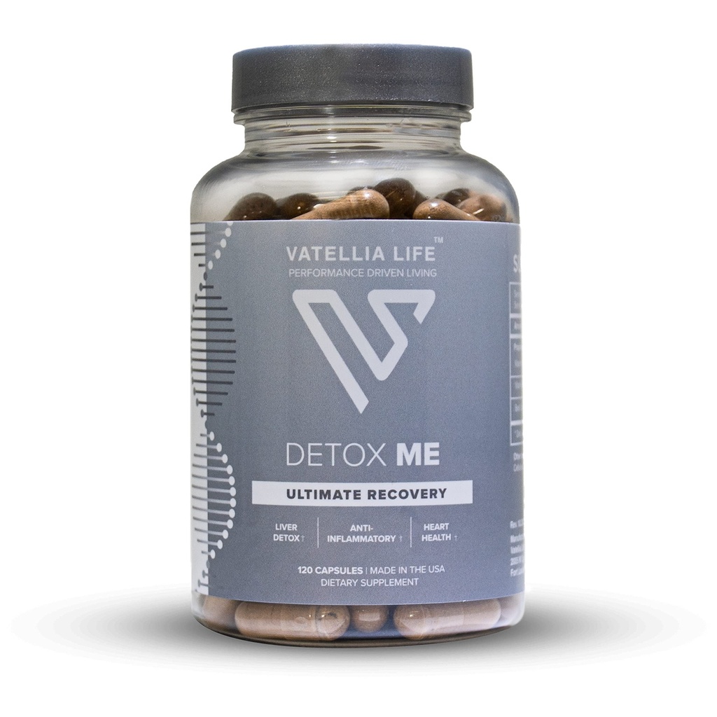 Vatellia Leben neu von Detox Me - Erhöht Energie Sulfit Elimination - Unterstützt Verdauung & Gut Gesundheit - Vitamin K2 (MK-4), Plus B12, Folate - 60 Tage Versorgung - Ergänzung für Männer und Frauen - 120 Zähler