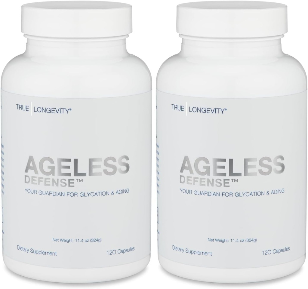 DrinkHRW Ageless Defense Ultimate Formulation, Inhibits Advanced Glycation End Products, 2 Flaschen, 240 Tabletten insgesamt