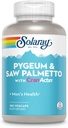 Solaray Pygeum und Saw Palmetto mit Cranactin Supplement, 180 Count