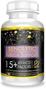 ACTIF Senolytic Support with 15+ Advanced Factors – Non-GMO, Fast-Acting, Made in USA, 60 Count