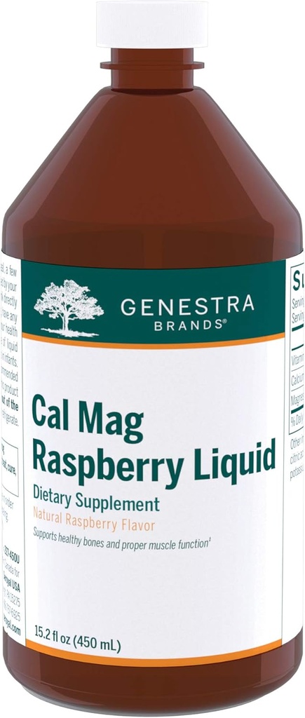 Genestra Marques Cal Mag Framboise Liquid.