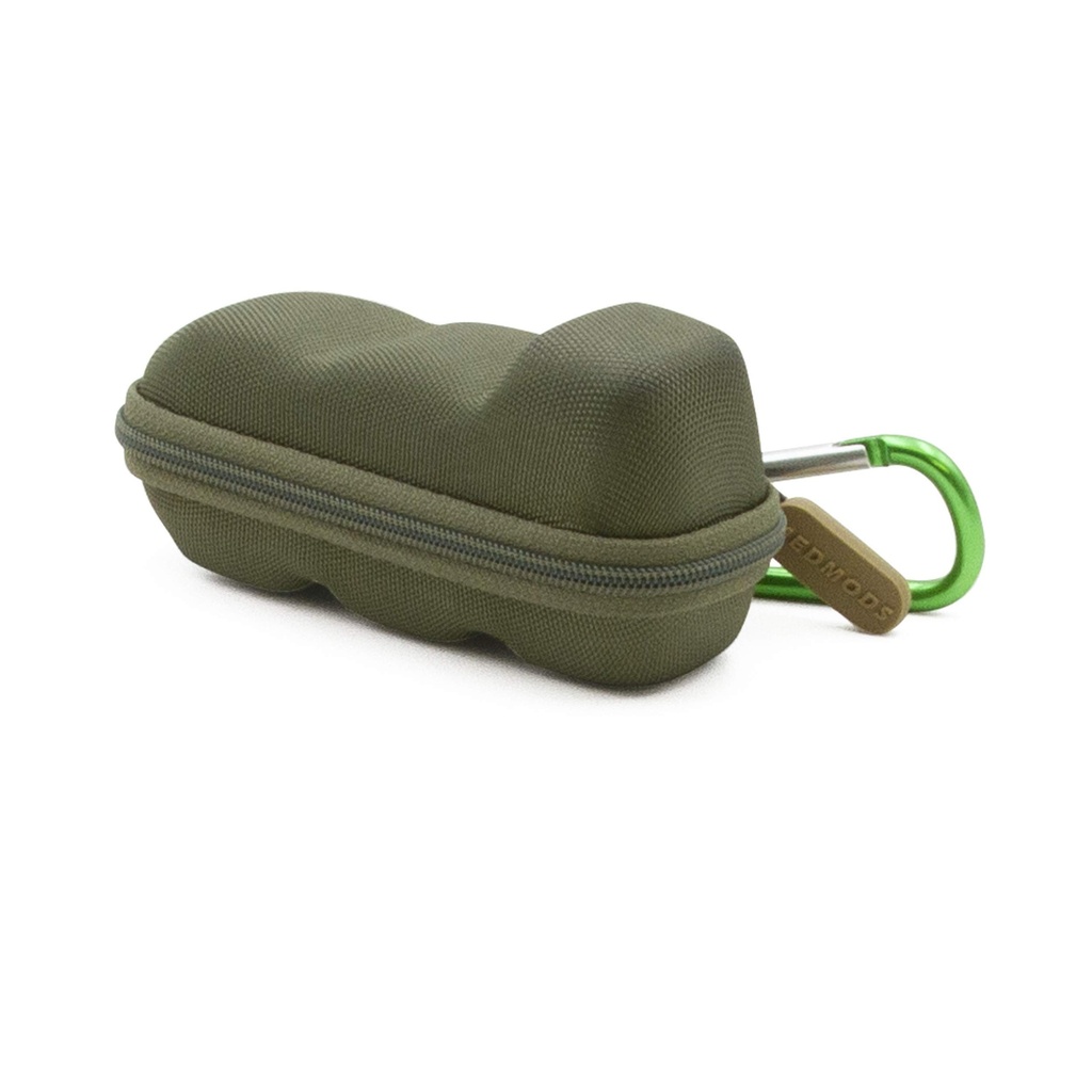 CASEMATIX Forest Green Travel Case Fits Asthma Inhaler, Includes Case Only