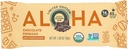 Aloha Organic Chocolate Espresso Protein Bars, 14g pflanzliches Protein, 85mg Koffein, USDA Certified Organic, Gluten Free & Non-GMO, 1.98 Oz (Pack von 12)