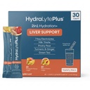 Hydralyte Liver-Unterstützung + Elektrolyt-Mischung mit Milchdistel, Turmeric, Ginger, Prickly Pear, Grüner Tee-Extrakt für schnelle Rehydrierung (Variety Flavor, 30 Packungen)