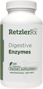 HormoneSynergy Verdauungsenzyme 120 pflanzliche Kapseln | Multisäurebeständige, vegan-Suitable Digestive Enzyme*