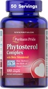 Puritan Pride Premium Phytosterol Complex 1000mg con Beta Sitosterol, Integratore alimentare per la salute del cuore e il colesterolo che abbassa Supplemento, 100 Softgel a rilascio rapido