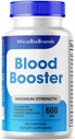 (1 Pack) MicroBio Blood Booster Capsules, Micro Bio Blood Booster Supplément de soutien du flux sanguin naturel, pilules de booster de sang, Micro Bio Marques Blood Booster Formule avancée