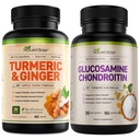 Nature's Base Turmeric & Ginger 60 ct + Glucosamin Chondroitin 90 ct