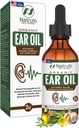 Bio-Ear-Öl für Ohren Infektion - Natürliche Eardrops für Ohrenschmerzen, Swimmer's Ear & Wax Entfernung - Kinder, Erwachsene, Baby & Hund Earache Remedy - Ohr Tropfen mit Mullein, Knoblauch Made in USA
