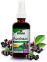 Réponse de la nature Spray Sambucus : prend en charge un système immunitaire sain. Infusé avec l'orme de slip, la sauge et l'échinaea.