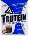 Body Nutrition Trutein High Protein Powder: 45% Whey, 45% Casein, 10% Eiweiß, Glutenfrei, Low Sodium, Gras Fed Whey Protein, Gym Supplement & Breakfast Shake, Chocolate Peanut Butter, 34g Probe