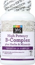 365 par Marché des aliments entiers, Haute puissance B-Complex, 90 ct
