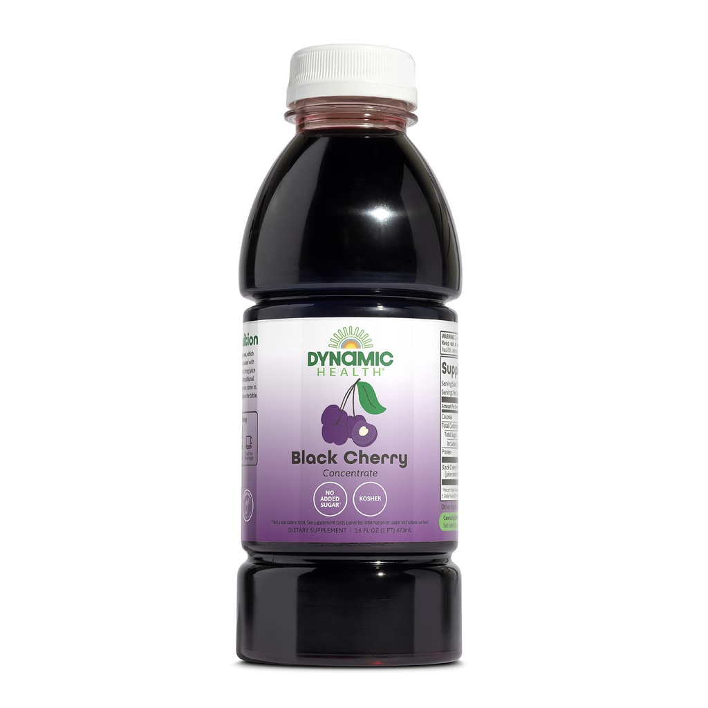 Concentrato di succo di ciliegio nero puro al 100%, senza additivi, supplemento antiossidante, supporto misto del tratto urinario &, 16 Fl oz