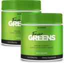 Tonic Greens Powder Vitamin Supplement Advanced Formula - Natural Green Blend Energy Supplement - Maximale Stärke, TonicGreens BCAA, Tonic Greens Alle natürlichen Formel Pulver Unterstützung Bewertungen (2 Pack)