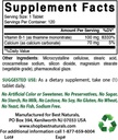 Meilleurs naturels vitamine B1 comme mononitrate de thiamine 100 mg et vitamine B-6 25 Mg