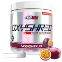 EHP Labs OxyShred Pre Workout Powder & Shredding Supplement - Preworkout Powder with L Glutamine & Acetyl L Carnitina, Energy Boost Drink - Passionfruit, 60 Serve