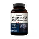 Ultra Strength Phosphatidylserine Supplement 500mg pro Servierung, 240 Kapseln | Soy Free, abgeleitet von Sunflower Lecithin – Unterstützt kognitive Gesundheit und Gehirnfunktion – Non-GMO