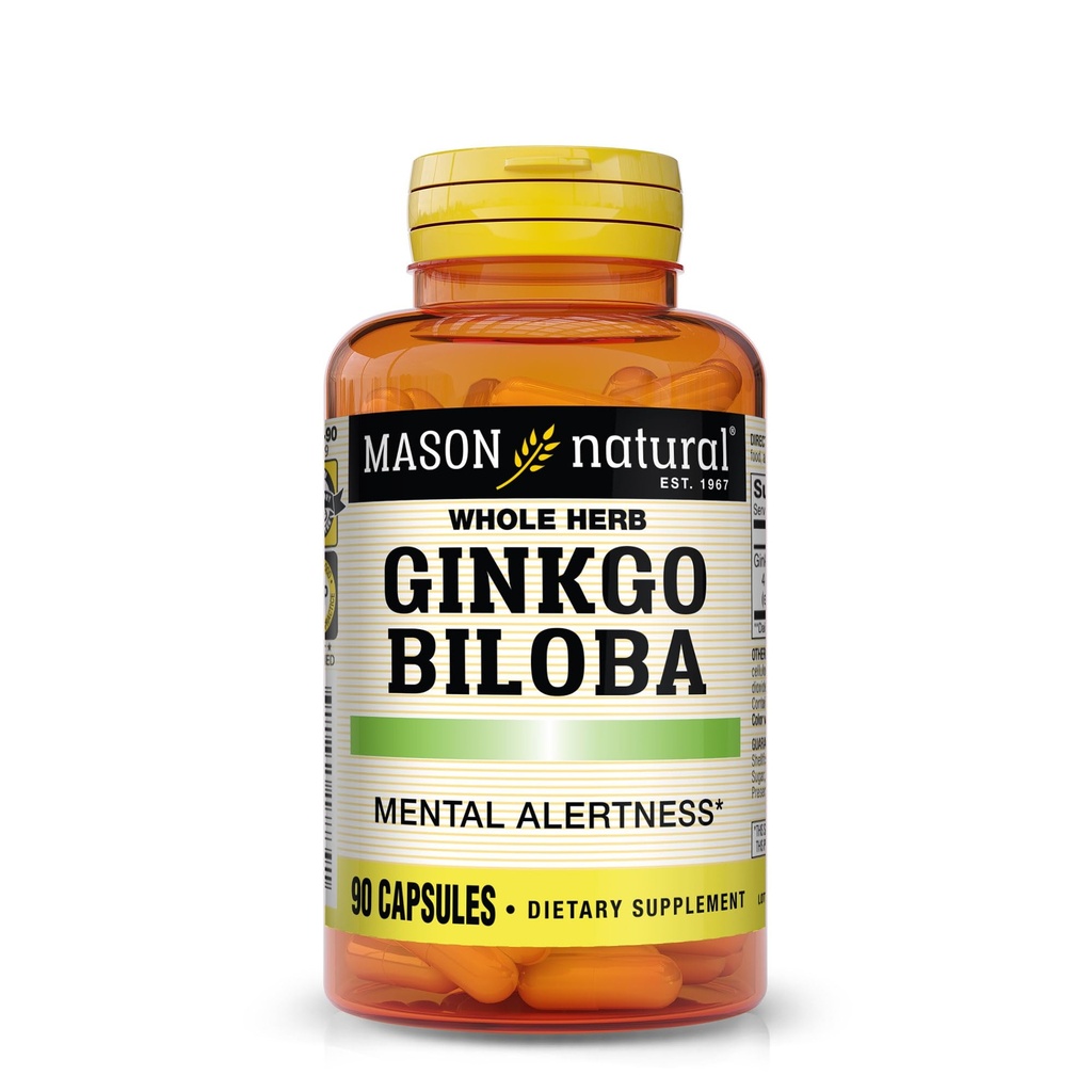 MASON NATURAL Gingko Biloba Capsules, 90 Compte