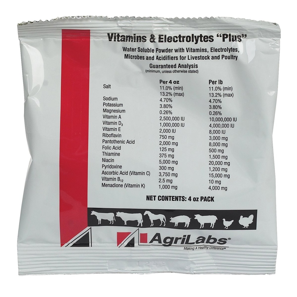 Vitamine & Elektrolyte Plus von Agrilabs