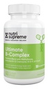 Nutri Supreme Ultimate B Complex, Highly Absrobable Essential B Vitamine mit Methylfolat zu unterstützen Nervous System Funktion, 60 Kapseln