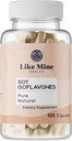 Wie Mine Soy Isoflavones (100 Kapseln), Pure & Natural, Nahrungsergänzungsmittel, keine Füllstoffe